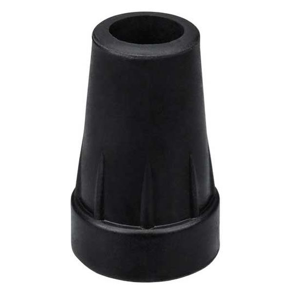 ナカバヤシ RQステッキ エコノミー伸縮杖先ゴム BK 1セット(1本×3)（直送品）