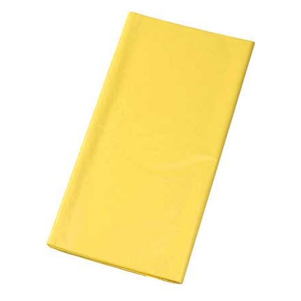ゴークラ 薄葉紙(無地)3ッ折り 100枚 黄色 1包（直送品）