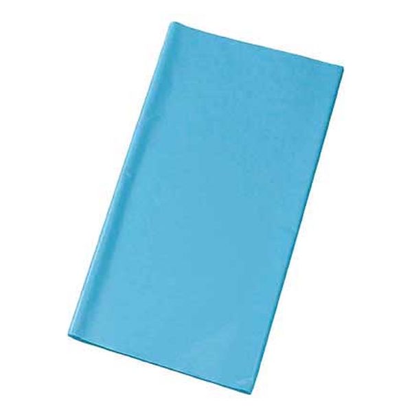 ゴークラ 薄葉紙(無地)3ッ折り 100枚 水色 1包（直送品）