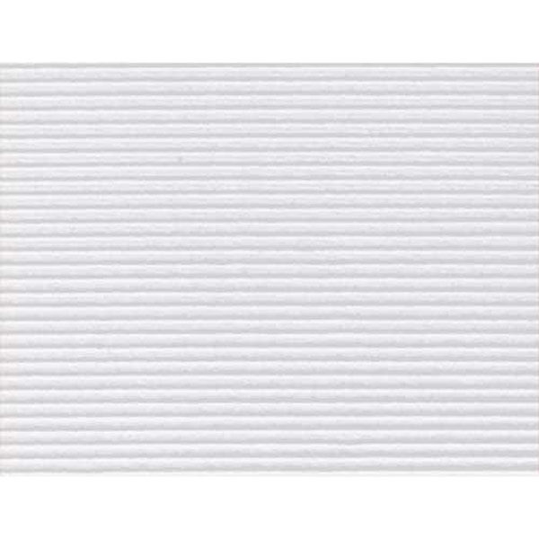 ゴークラ エンジョイカラー段ボール 3m巻 白 1セット(1巻×2)（直送品）