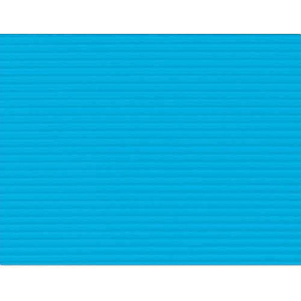 ゴークラ エンジョイカラー段ボール 3m巻 水 1セット(1巻×2)（直送品）