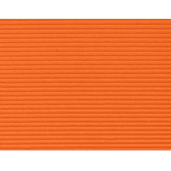 ゴークラ エンジョイカラー段ボール 3m巻 オレンジ 1セット(1巻×2)（直送品）