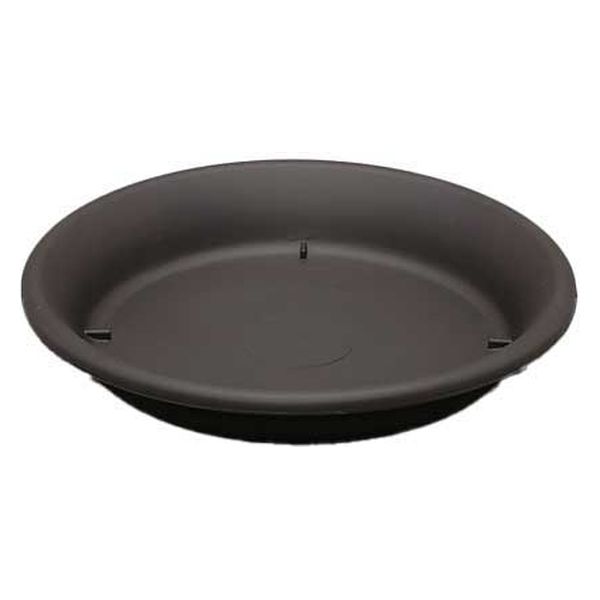 アイリスオーヤマ 鉢受皿 グレイッシュブラウン 7号 1セット(1枚×5)（直送品）