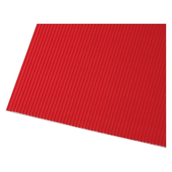 銀鳥産業 カラーダンボール 赤90cm×3m 719-080 1枚（直送品）