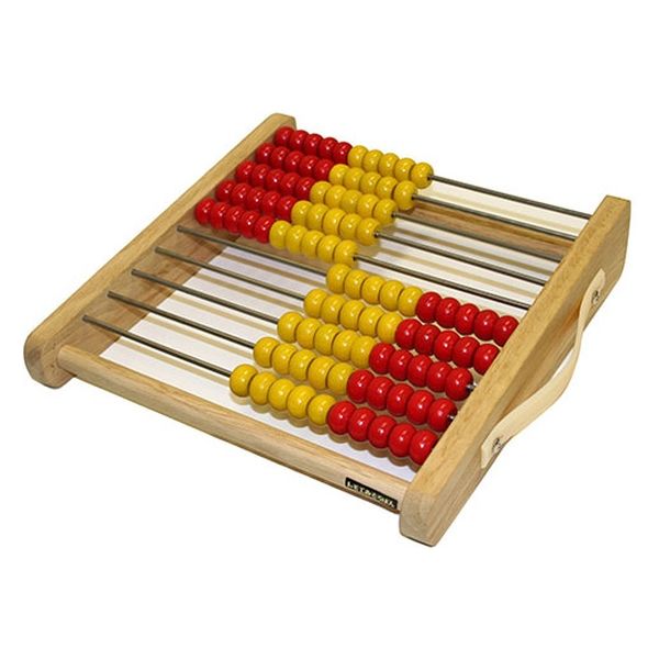 トモエ算盤 百珠そろばん アバカス100(取手付き) ABA100C 1個（直送品）