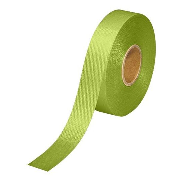 ジョインテックス スマートバリュー カラーリボン黄緑 18mm*25m B818J-YG 1セット(1巻×3)（直送品）