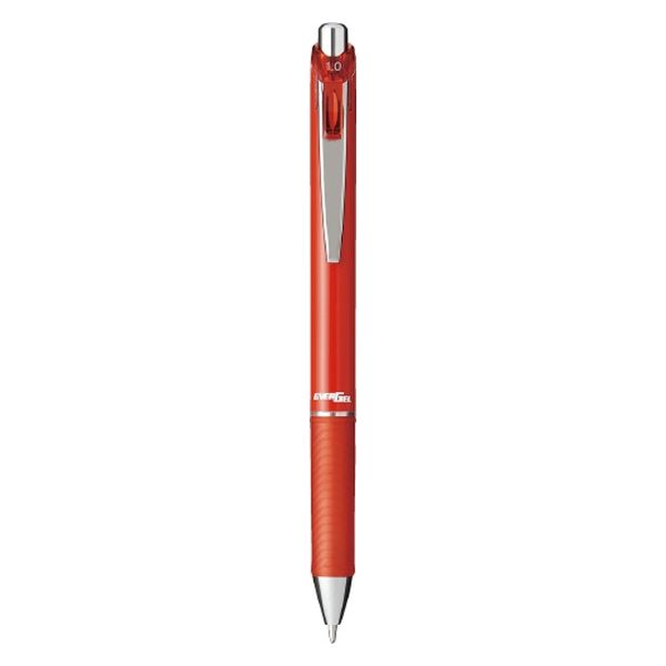 ぺんてる 採点用ペン エナージェル1.0mm 赤 BL80BJTX 1セット(1
