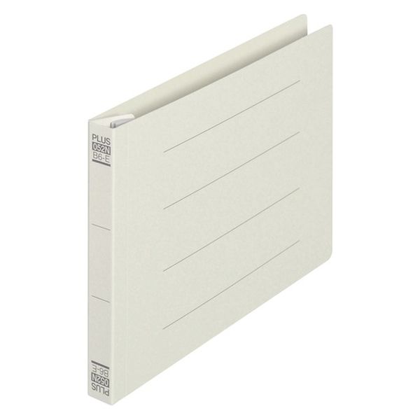 プラス フラットファイル 052N B6E グレー NO.052N GY 1セット(1冊×10)（直送品）