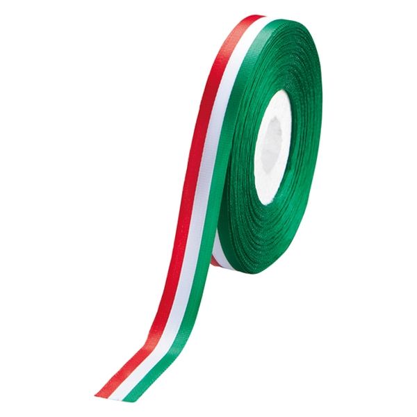 小堀リボン 国旗ラインリボン イタリア12mm×30m No.3003 イタリア12mmx30m 1セット(1巻×3)（直送品）
