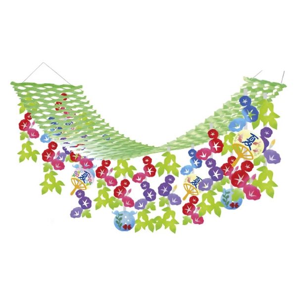 ハッピークラフト 朝顔納涼プリーツハンガーSUPH3623 SUPH3623 1個（直送品）