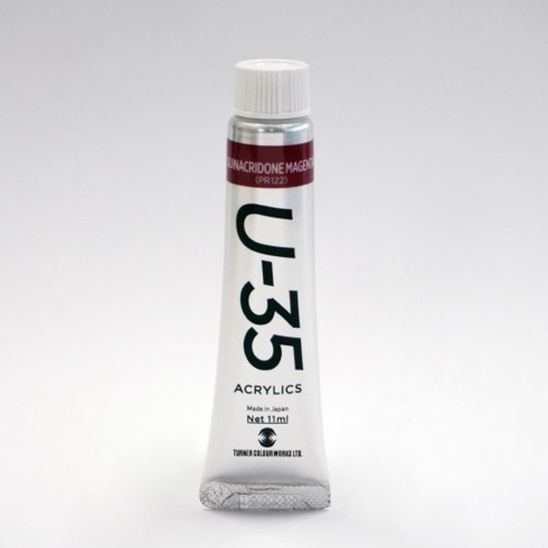 ターナー色彩 U-35 11ml キナクリドンマゼンタ UA011262 1セット(1本×10)（直送品）