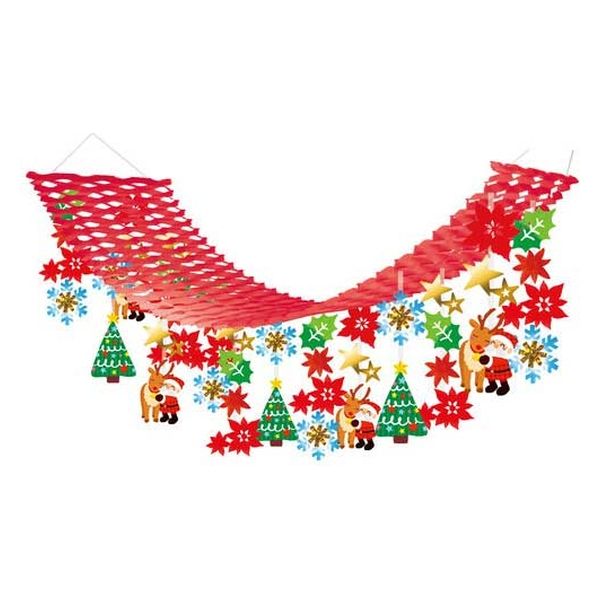 ハッピーサンタ!さん専用 ハッピークラフト なかよしクリスマスプリーツハンガXMPH4613