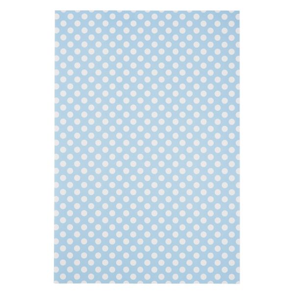 大王製紙 ドットホワイト 4ツ切100枚 うすみずいろ ドットホワイトウスミズ4ツキリ 1包（直送品）