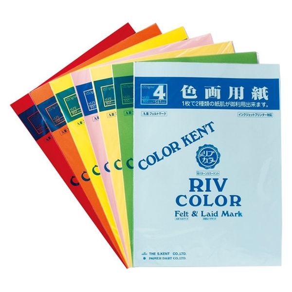 エスケント リブカラー 4ツ切10枚 NO602 クリーム リブ4ツ10マイ 602 1包（直送品）