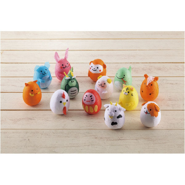 サンワ たまごのおきあがりこぼし 27009 1セット(1セット×4)（直送品）