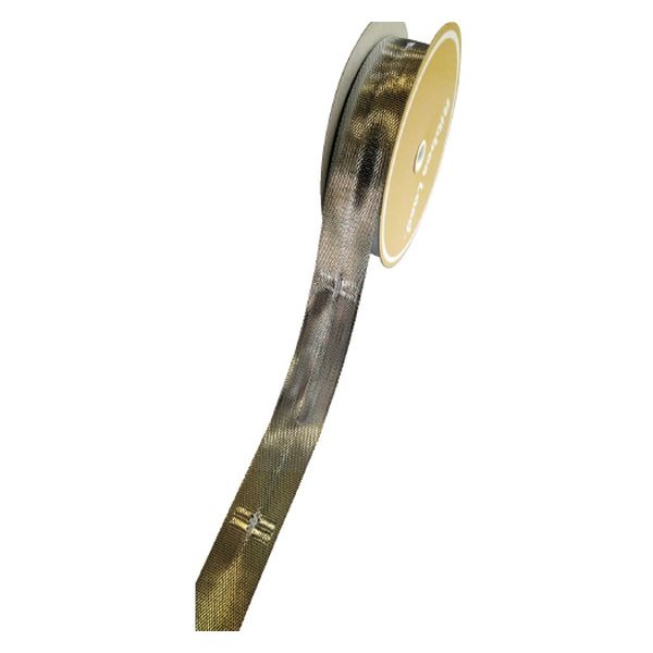 小堀リボン メタルフラワー 24mm シルバー No.90 1セット(1巻×2)（直送品）