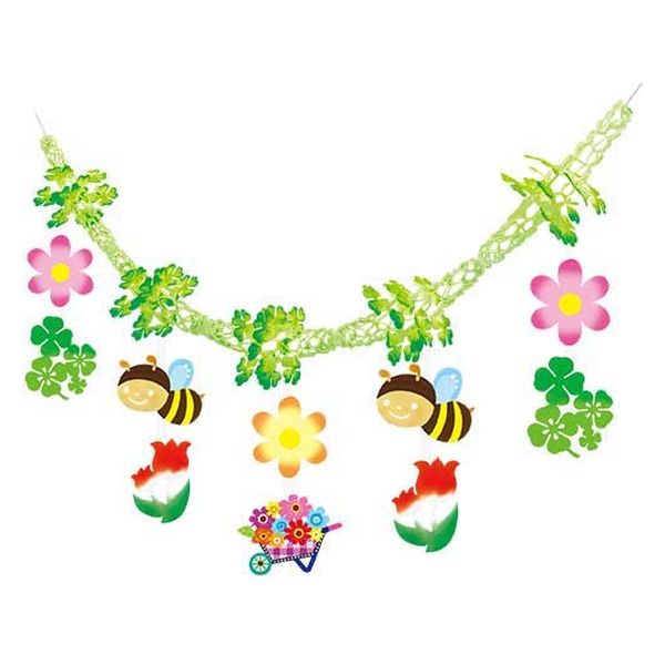 ハッピークラフト ミツバチクローバーガーランド SPGL4538 1個（直送品）