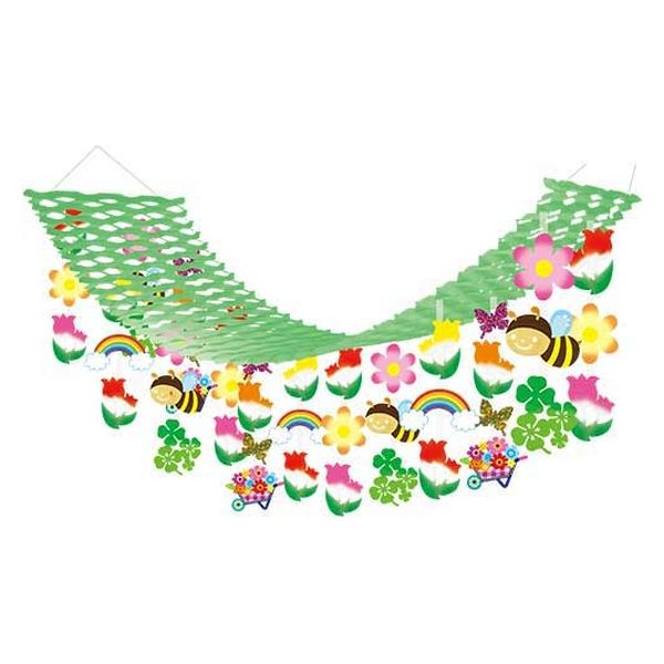 ハッピークラフト ミツバチクローバープリーツハンガSPPH4537 SPPH4537 1セット(1個×3)（直送品）