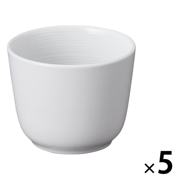 無印良品 白磁 蕎麦猪口 約直径8．5×高さ6．5cm 1セット