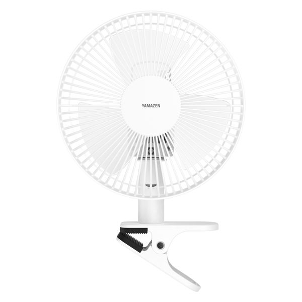 YAMAZEN ホワイト扇風機 2019年製 Amazon | [山善] 扇風機 18cm クリップ式 卓上 スライドスイッチ