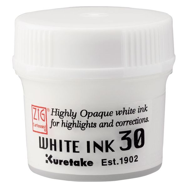 呉竹 ZIG Cartoonist WHITE INK 30 30g CNCE201-3 1個（直送品