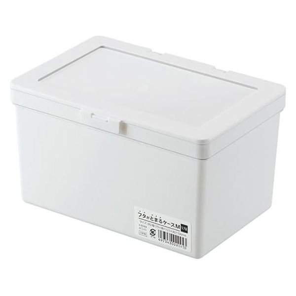 サナダ精工 フタがとまるケースM W L8452-W 1個（直送品