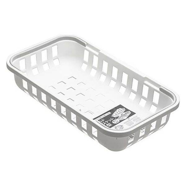 サナダ精工 ノルドバスケット浅型 W J9678-W 1セット(5個)（直送