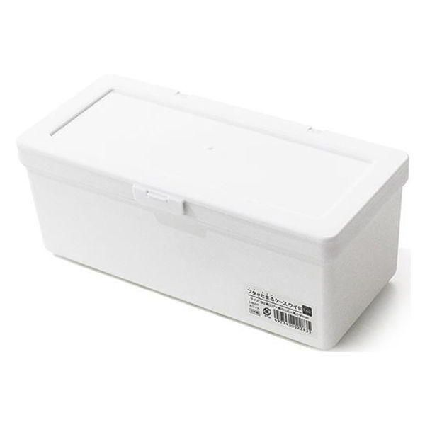 サナダ精工 フタがとまるケース ワイド W L8097-W 1セット(10個