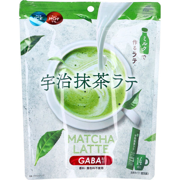 ユニマットリケン 宇治抹茶ラテ GABA配合 粉末タイプ 個包装 10g