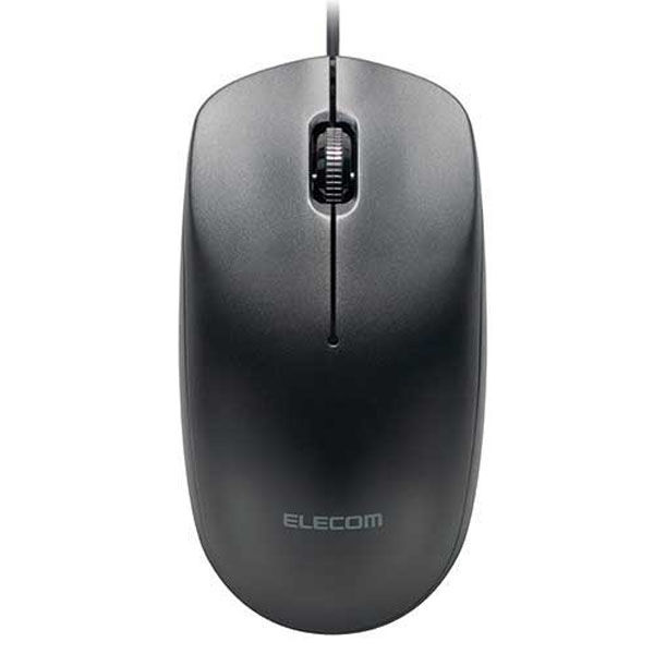 エレコム 光学式有線マウス M-LE10URBK ブラック 1セット(3個