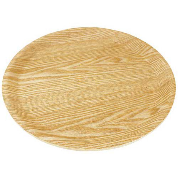 アサヒ興洋 木製トレーノンスリップ丸型 S NC22-04 1セット(5枚)（直送品）