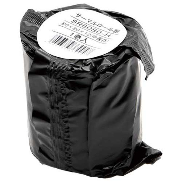 クリエイティア レジ用サーマルロール紙中保存SR8080-H 1巻 SR8080-H(1) 1セット(3巻)（直送品）