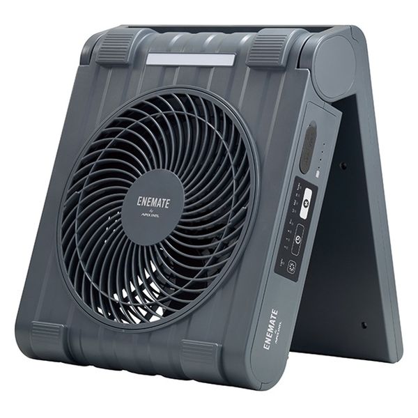 アピックス ソーラーパワーファン APFー565L APF-565L(GY) 1台
