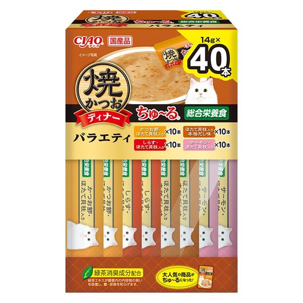 焼きかつお　バラエティー　２０本入り×１０袋入り　いなば 焼かつお 高齢猫用バラエティ 20本入り | 商品情報