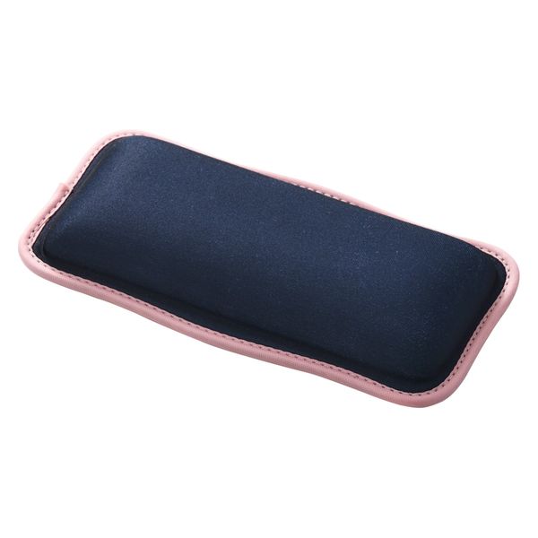 リストレスト パームレスト ショートサイズ 手首 負担軽減 ウェーブデザイン ネイビー MOH-UKS01NV エレコム 1個（直送品）