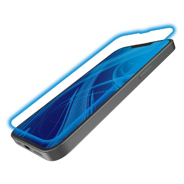 iPhone 16e ガラスフィルム 高透明 ブルーライトカット ドラゴントレイル PM-A25SFLGDTTBL エレコム 1個（直送品）