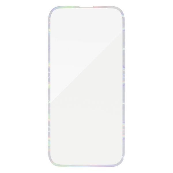 iPhone 16e ガラスフィルム 高透明 全面保護 ホワイトオーロラ PM-A25SFLGFWHAR エレコム 1個（直送品）