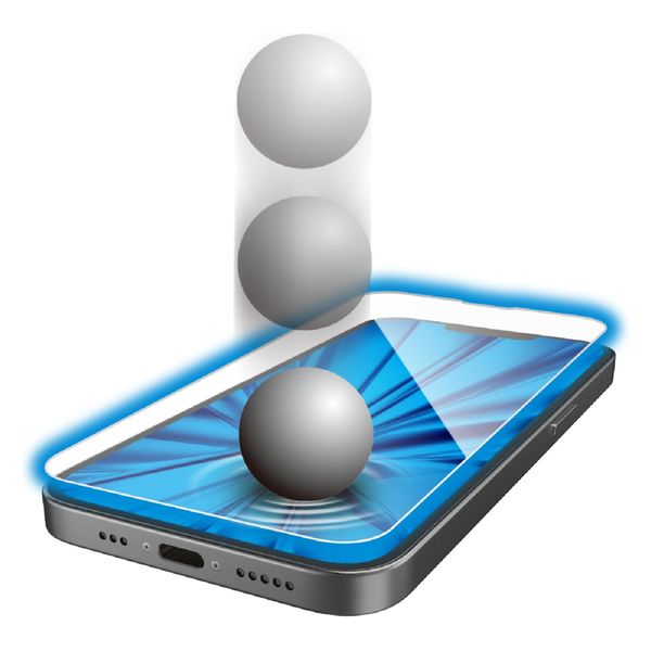 iPhone 16e ガラスフィルム 高透明 ブルーライトカット 衝撃吸収 PM-A25SFLGZBL エレコム 1個（直送品）