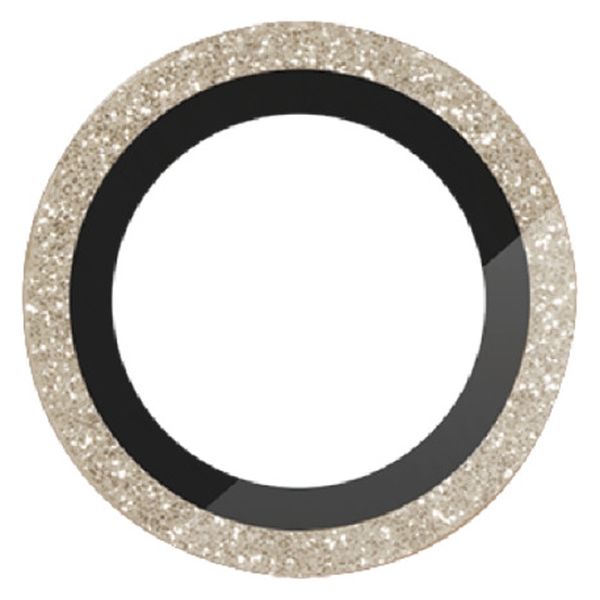 iPhone16e カメラフィルム ガラス グリッター 高透明 シャンパンゴールド PM-A25SFLLG2GDG エレコム 1個（直送品）