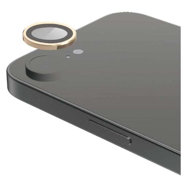 iPhone 16e カメラフィルム ガラス 高透明  シャンパンゴールド PM-A25SFLLGGD エレコム 1個（直送品）