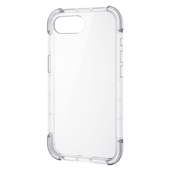 iPhone 16e ケース メタルステッカー付 クリア×クリア PM-A25SHVAIRCR エレコム 1個（直送品）