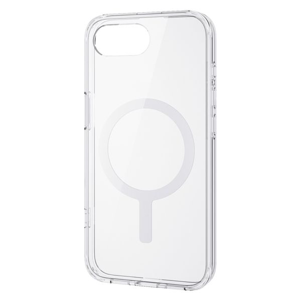 iPhone 16e ケース ハイブリッド  衝撃吸収 ホワイト PM-A25SMAG02WH エレコム 1個（直送品）