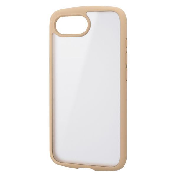 iPhone 16e ケース ハイブリッド メタルステッカー付 カフェオレ PM-A25STSFCGSBE エレコム 1個（直送品）