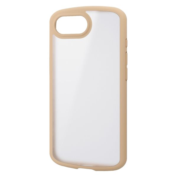 iPhone 16e ケース ハイブリッド メタルステッカー付 カフェオレ PM-A25STSLFCSBE エレコム 1個（直送品）