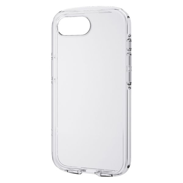 iPhone 16e ケース ソフト 軽量 薄型 メタルステッカー付 クリア PM-A25STSLUC3CR エレコム 1個（直送品）