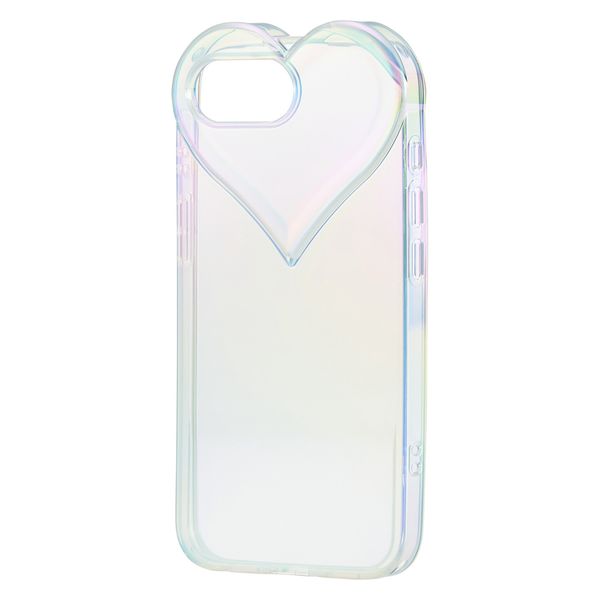 iPhone 16e ケース ソフト カメラレンズ保護設計 ハート クリアオーロラ PM-A25SUCHACR エレコム 1個（直送品）