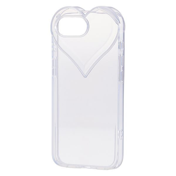 iPhone 16e ケース ソフト  衝撃吸収 カメラレンズ保護設計 ハート クリア PM-A25SUCHCR エレコム 1個（直送品）