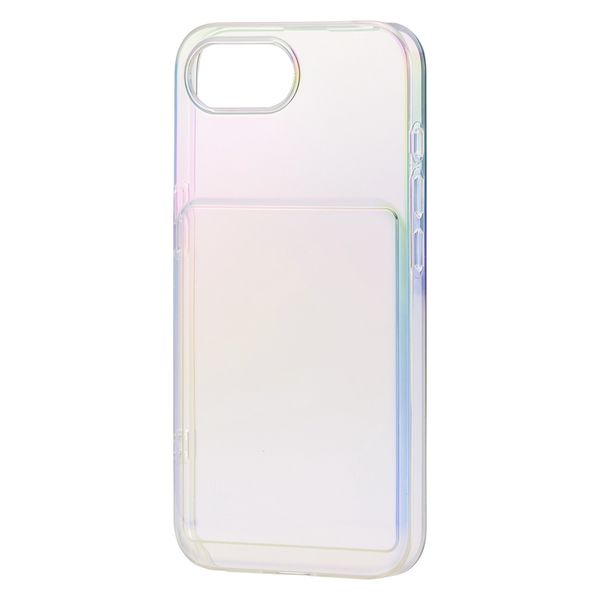 iPhone 16e ケース ソフト 衝撃吸収 カメラレンズ保護設計 クリアオーロラ PM-A25SUCTFACR エレコム 1個（直送品）