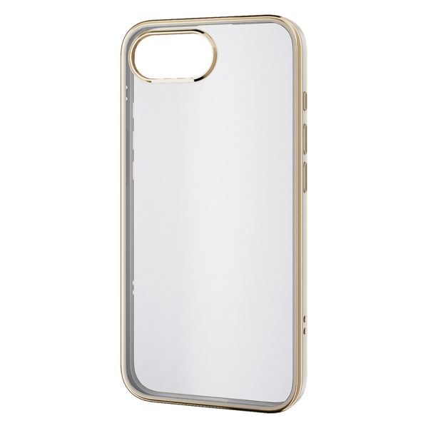 iPhone 16e ケース ソフト 衝撃吸収 メタリックライン グレージュ PM-A25SUCTMLGB エレコム 1個（直送品）