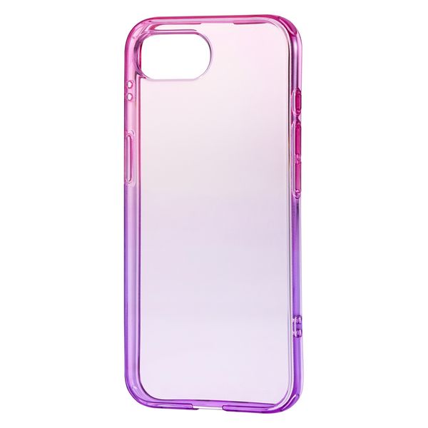iPhone 16e ケース ソフト 耐衝撃 グラデーション サクラ×ラベンダー PM-A25SUCWCPNPU エレコム 1個（直送品）